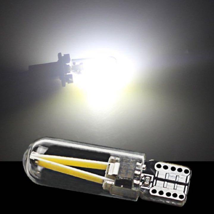 T10 LED ガラスレンズ 超爆光 ホワイト 白 2個セット 車検対応 | トヨタ | 01