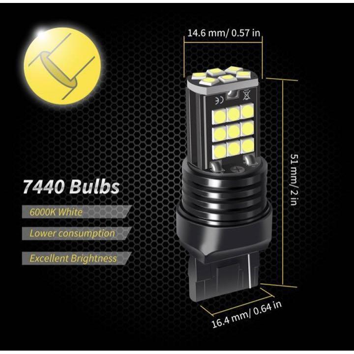 T20 LED バックランプ 超爆光 後退灯 ホワイト 白 2個セット 車検対応 | トヨタ | 01