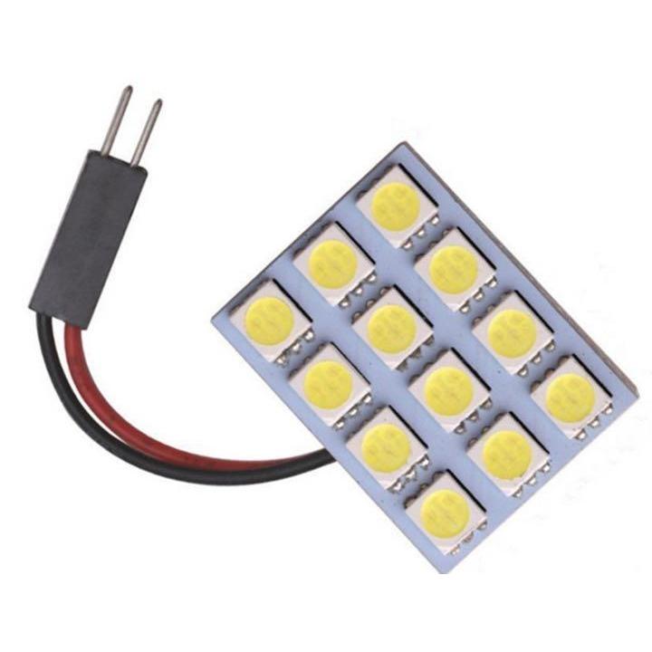 ルームランプ LED 12連 3種アダプター付き 12V ホワイト 白 2個 車検対応 | トヨタ | 02