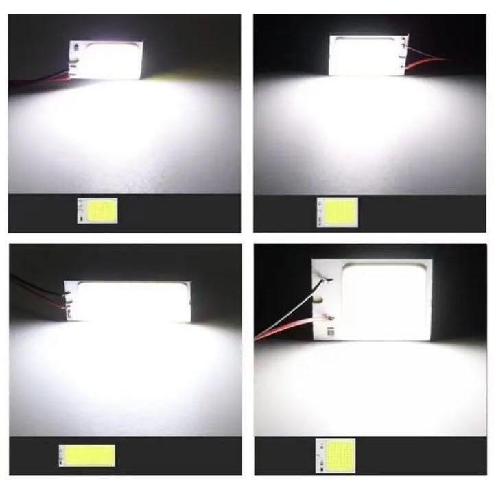 ルームランプ 48連 LED COB 3種類アダプター付き 白 2個 車検対応 | トヨタ | 02