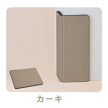壁掛け＆床置き兼用 猫用爪とぎボード 両面使用可能 コーナー保護 耐久