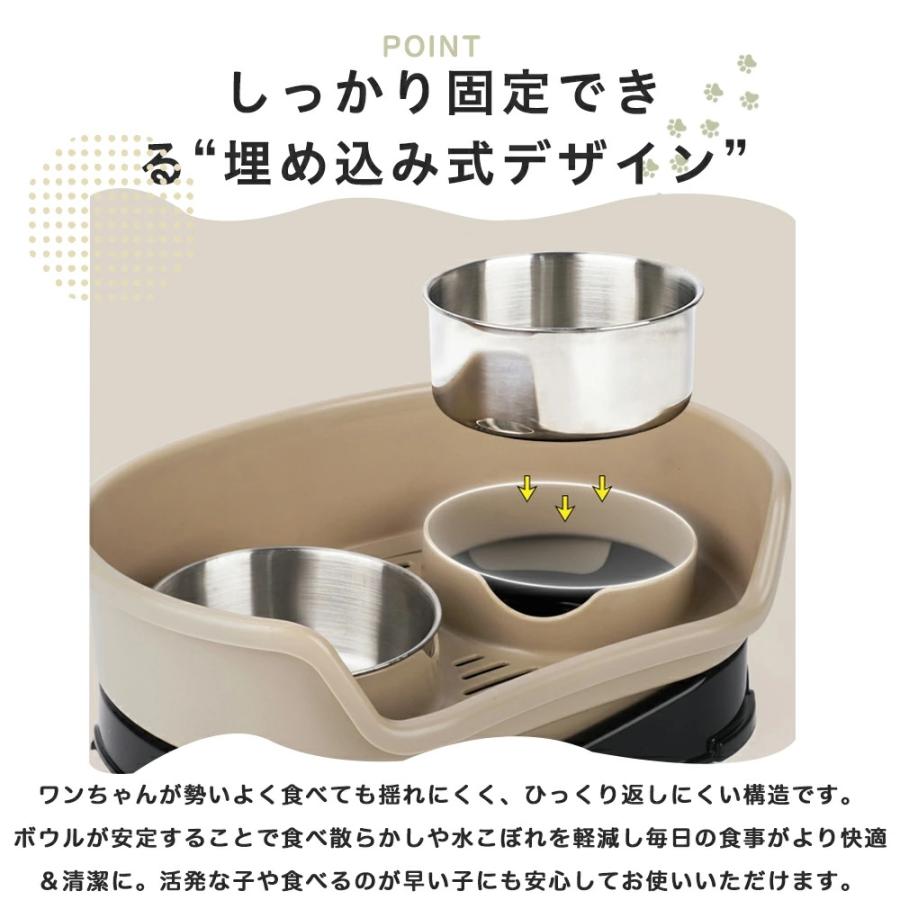 ペット用食器 犬食器 猫食器 ダブルボウル ステンレス食器 ペット