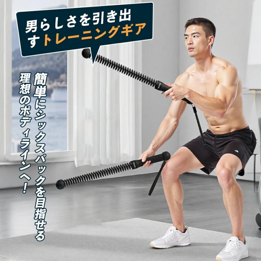 携帯型 コードレスバトルロープ 自宅用 バトルロープ 筋トレグッズ