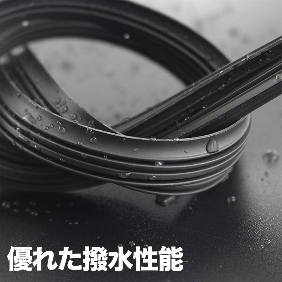 CR-Z ZF1 ZF2 ワイパー 替えゴム 適合サイズ 互換品 運転席 助手席 2本