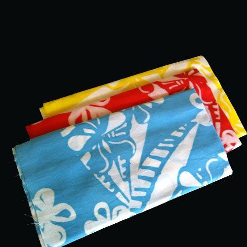 てぬぐい プルメリア ハワイアン柄 手ぬぐい 手作りマスクの材料にも |  | 02