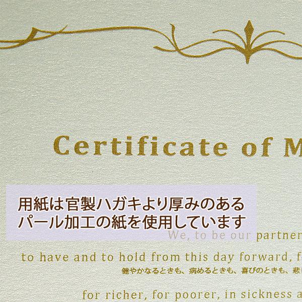 結婚証明書(人前式・チャペル式) 立会人署名 追加シート 用紙 |  | 01