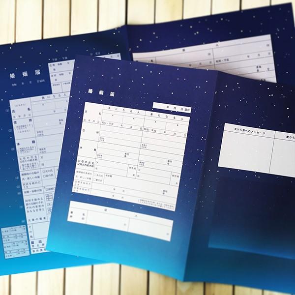 婚姻届 えらべるデザインの婚姻届　役所にも提出できます （結婚届） |  | 08