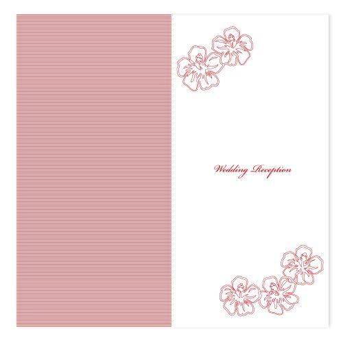 ハワイアン　席次表　ハイビスカス　レッド　10部セット |  | 02