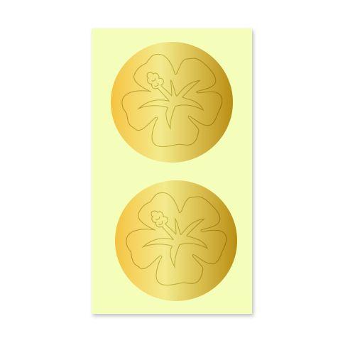 ハワイアン　ハイビスカス　シール | 