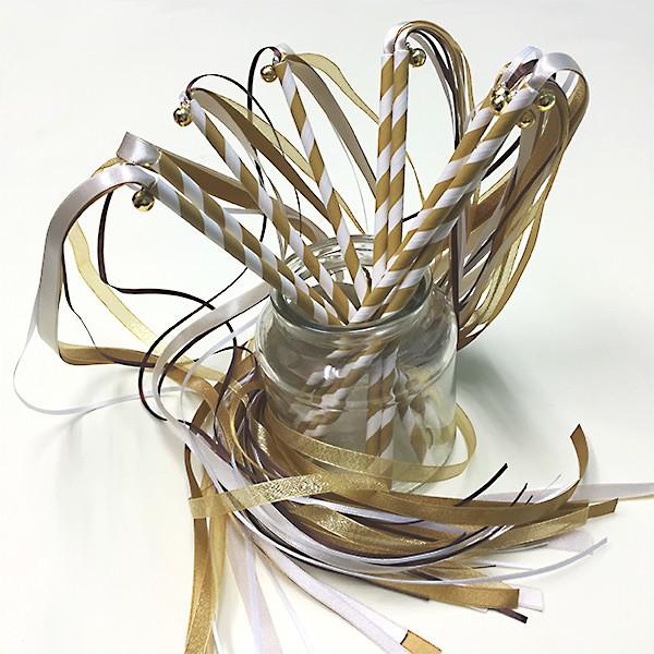 パーティーメイド リボンワンズ 10本入り （鈴付き） フラワーシャワー/ウェディング/結婚式の演出に |  | 04