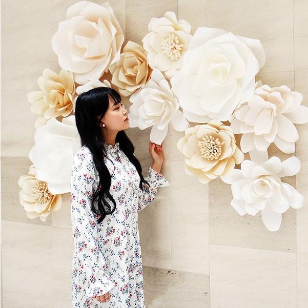 ジャイアントフラワー 手作りキット 12点セット(13点セット) ペーパーフラワー ウォールフラワー デコレーション |  | 13