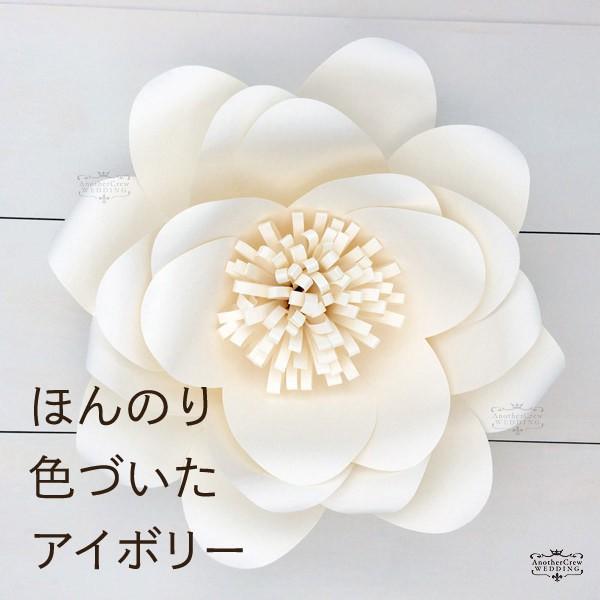ジャイアントフラワー 手作りキット ロータス 花径35cm ３色 （メール便可） たくさん貼って華やかなウォールデコに ペーパーフラワー 飾り付け |  | 02