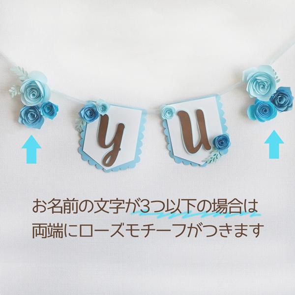 お名前ガーランド お誕生日パーティーや出産や命名のお祝いに ハーフバースデー フォト 名入れ 名前付き 1歳 男の子 女の子 |  | 06