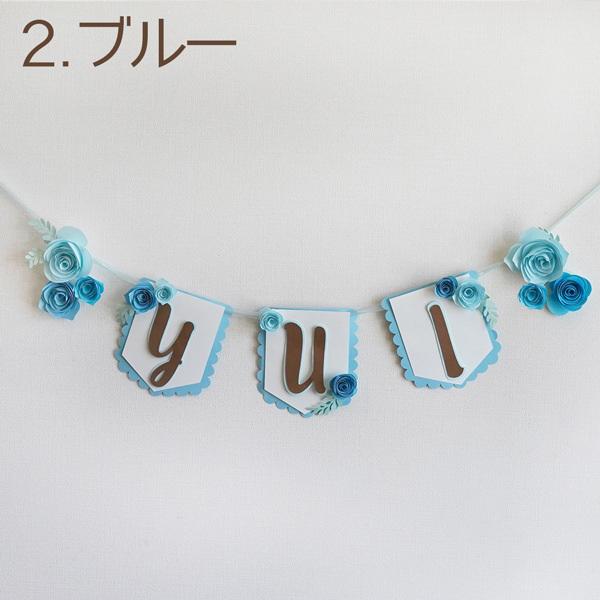 お名前ガーランド お誕生日パーティーや出産や命名のお祝いに ハーフバースデー フォト 名入れ 名前付き 1歳 男の子 女の子 |  | 08