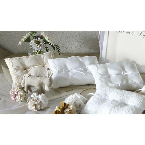 リングピロー 完成品　アリス　ホワイト　結婚式 ウェディング |  | 03