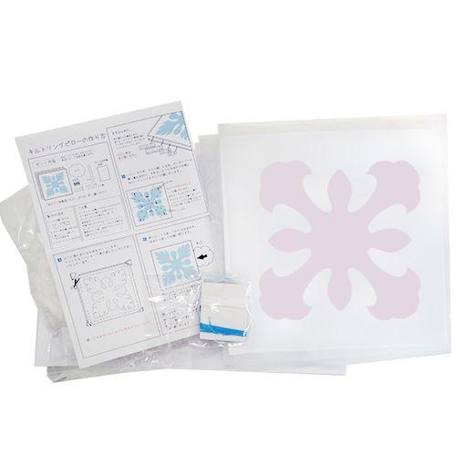 リングピロー キット　ハワイアンキルト　エンジェルトランペット　ピンク　結婚式 ウェディング 手作りキット |  | 01