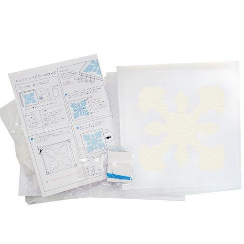 リングピロー キット　ハワイアンキルト　エンジェルトランペット　ホワイト　結婚式 ウェディング 手作りキット |  | 01