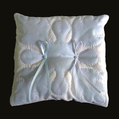 リングピロー キット　ハワイアンキルト　パンの木　ブルー　結婚式 ウェディング 手作りキット |  | 02