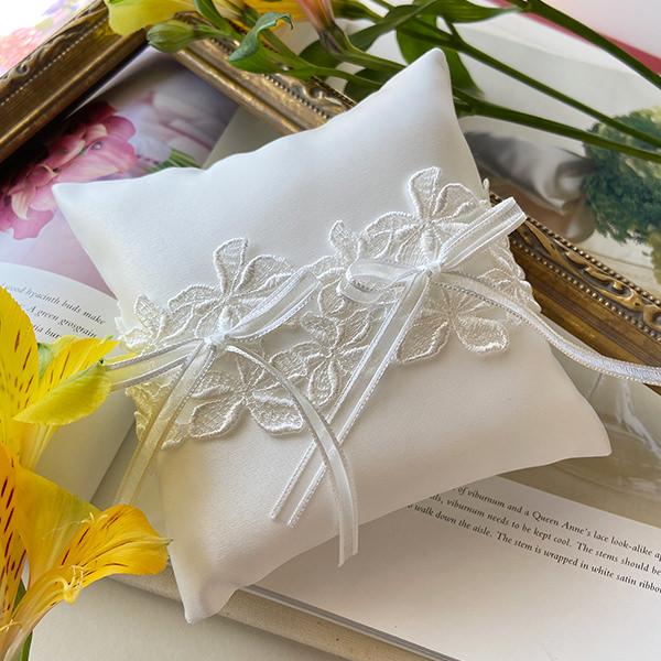 リングピロー 完成品　プルメリアブルーム　結婚式 ウェディング | 