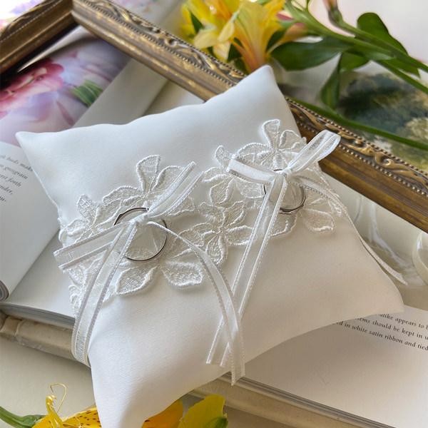 リングピロー 完成品　プルメリアブルーム　結婚式 ウェディング |  | 01