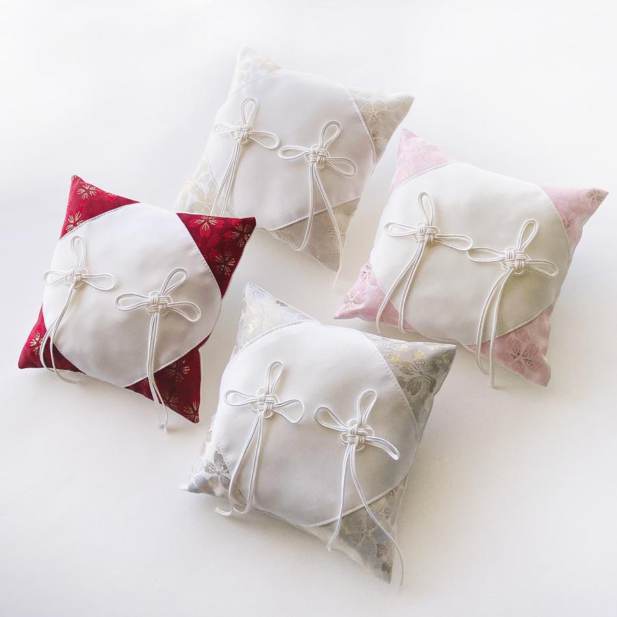 リングピロー 完成品 和風 桜風 (さくらかぜ) 結婚式 ウェディング | 