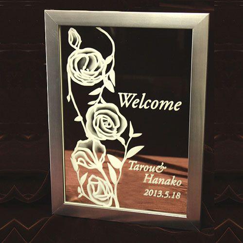 ウェルカムボード 結婚式 ミラー ウェルカムボード トルコキキョウ ミラー ウエディング Wb045f アナザークルーウェディング 通販 Yahoo ショッピング