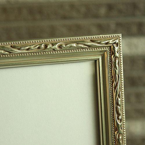 結婚式 シンプルウェルカムボード　シルバー×ホワイト　ウエディング |  | 01