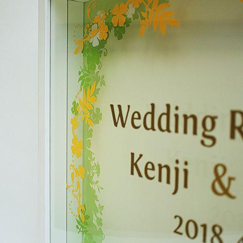 ウェルカムボード 結婚式　レイヤーウェルカムボード　クローバー |  | 01