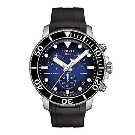 特別価格Tissot Men's Seastar 660/1000 Stainless Steel Casual Watch Black T120417170好評販売中
