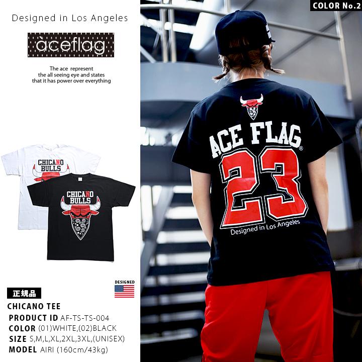 エースフラッグ Aceflag Tシャツ 半袖 チカーノ ペイズリー柄 バスケ ナンバー23 かっこいい 白黒 ダンス衣装 メンズ レディース 大きいサイズ 本格派大人のb系xl 零zero 通販 Yahoo ショッピング