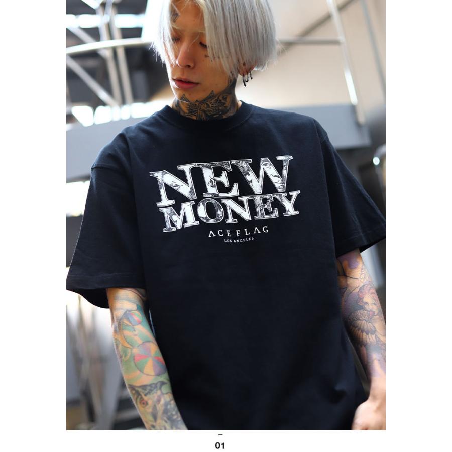 エースフラッグ Aceflag Tシャツ 半袖 大きいサイズ かっこいい おしゃれ ドル柄 ロゴ New Money シンプル ビッグシルエット アメカジ 西海岸 本格派大人のb系xlダンス通販 通販 Yahoo ショッピング