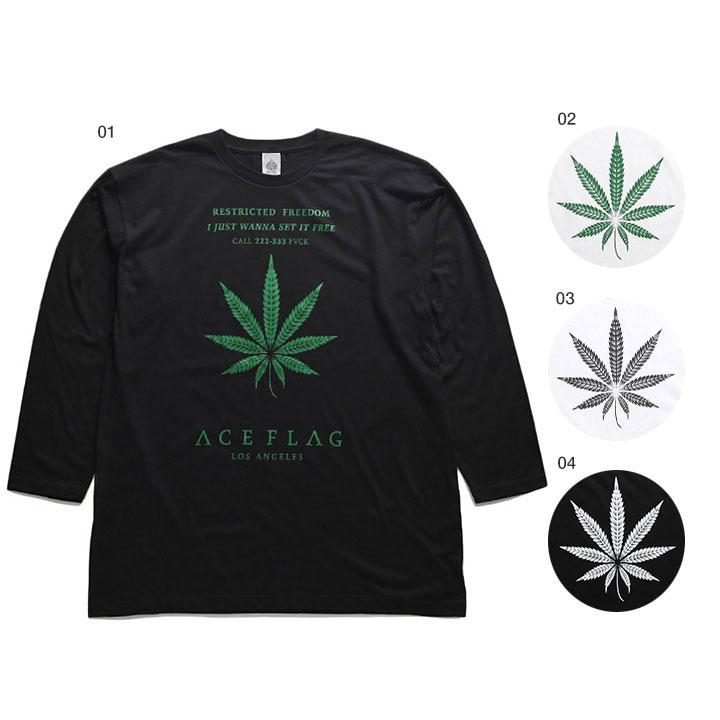 ACEFLAG（エースフラッグ） ロンT 大きいサイズ Tシャツ 長袖 派手