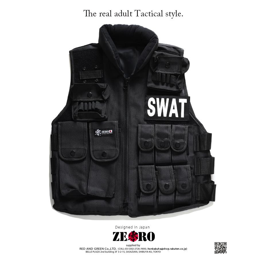 Swat スワット タクティカルベスト メンズ レディース 長袖 特殊部隊 Police ポリス ジャケット かっこいい おしゃれ 無地 黒 サバゲー サバイバルゲーム 本格派大人のb系xlダンス通販 通販 Yahoo ショッピング