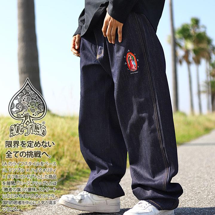 ACE FLAG デニム ジーンズ 大きいサイズ エースフラッグ ジーパン G