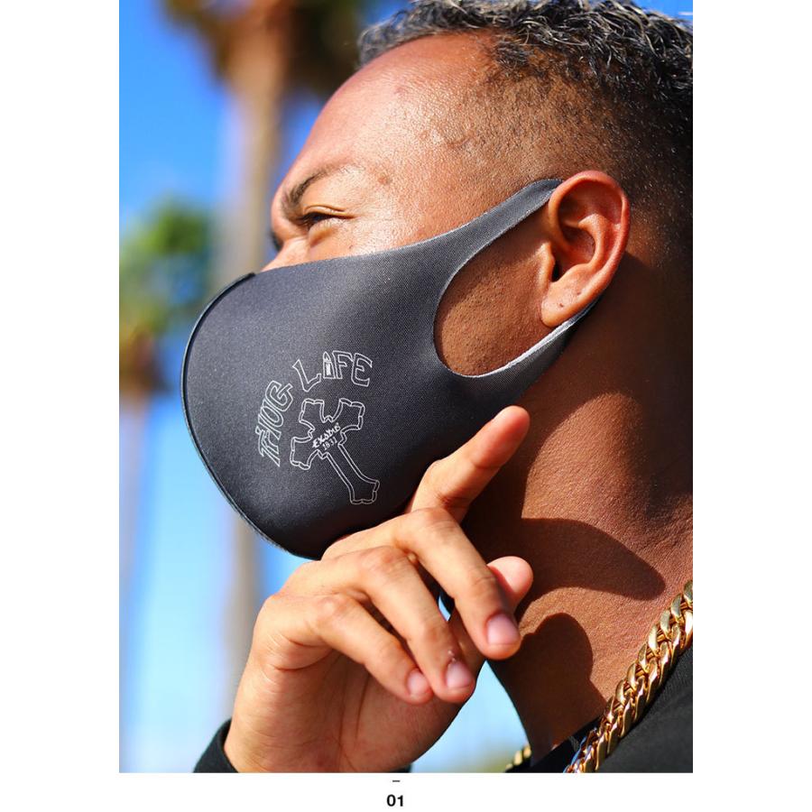 有名な高級ブランド Ace Flag 洗える マスク 布マスク エースフラッグ 立体マスク 在庫あり 即納 2pac 十字架 Thug Life サグライフ ロゴ タトゥー ヒップホッ Discoversvg Com