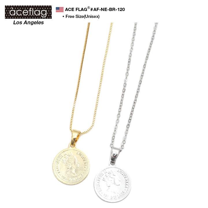 エースフラッグ Aceflag ネックレス チェーン B系 かっこいい おしゃれ 女王 ペンダント 祈り 御守り 45cm アメカジ 西海岸 ウエッサイ ダンス衣装 本格派大人のb系xlダンス通販 通販 Yahoo ショッピング