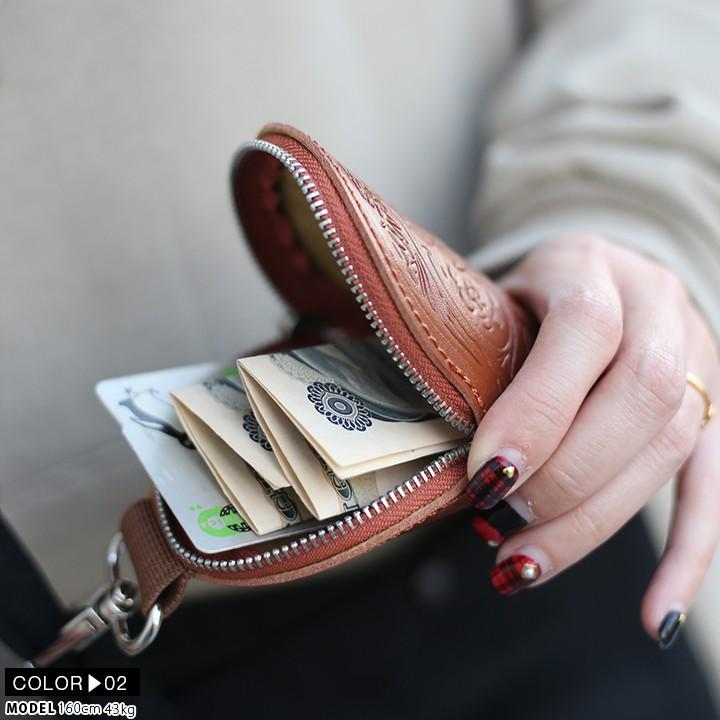 小銭入れ コインケース 財布 小銭入れ カラビナ付きマルチケース メンズ レディース レザー メキシカンスカル 総柄 バッグチャーム 大きいサイズ ギフト 本格派大人のb系xlダンス通販 通販 Yahoo ショッピング