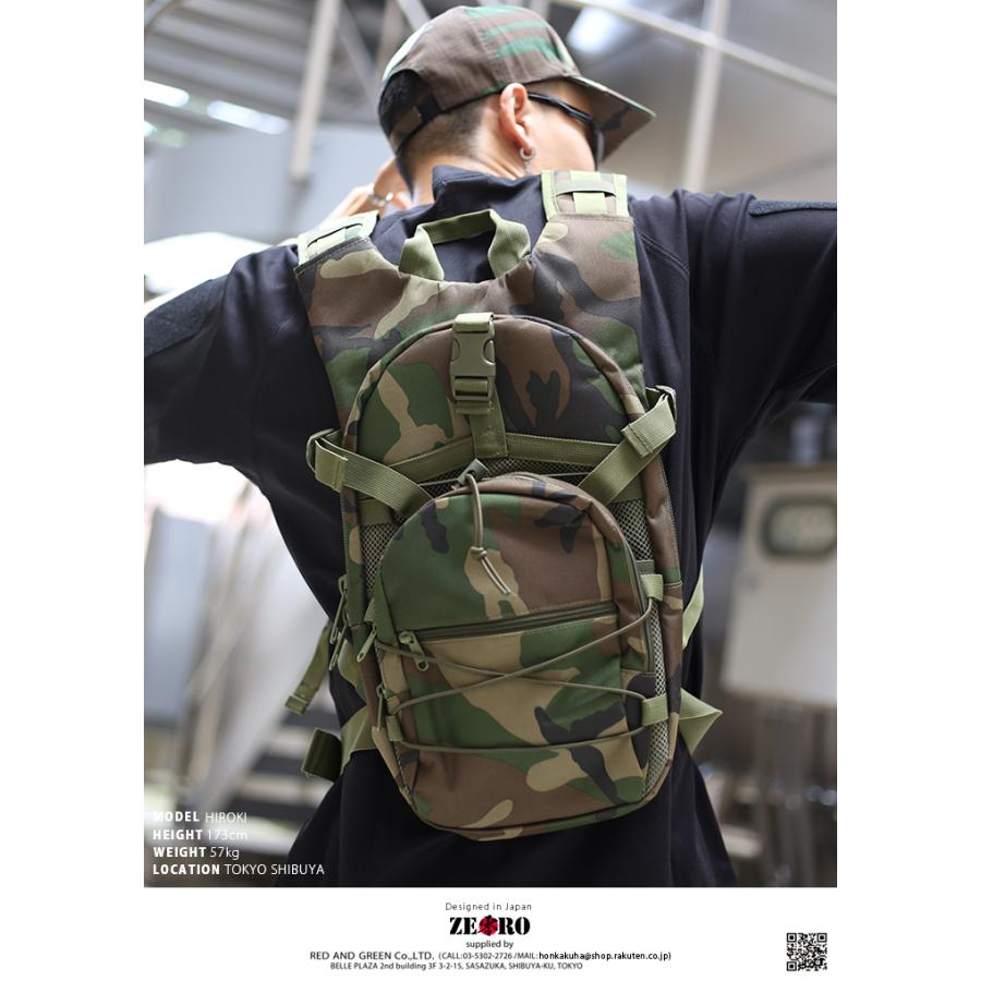 バックパック メンズ レディース リュック かっこいい おしゃれ 4l 迷彩柄 緑 高機能 サバゲー サバイバルゲーム タクティカル ミリタリー 装備 アウトドア 本格派大人のb系xlダンス通販 通販 Yahoo ショッピング