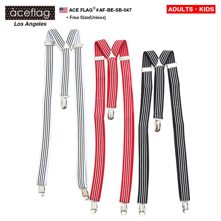 サスペンダー メンズ レディース かっこいい 男の子 女の子 キッズ 子供用 大人用 ユニセックス カラーボーダー 4本 ライン 白 赤 黒 アメカジ ダンス衣装 本格派大人のb系xlダンス通販 通販 Yahoo ショッピング