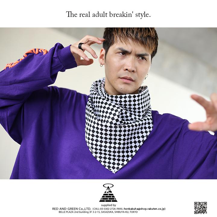 クラブノイズ Club No1z バンダナ メンズ レディース ペイズリー柄 かっこいい おしゃれ ハンカチ チェッカーフラッグ ブロックチェック 白黒 総柄 ダンス衣装 本格派大人のb系xlダンス通販 通販 Yahoo ショッピング