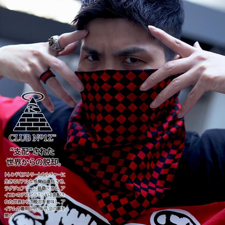 クラブノイズ Club No1z バンダナ ハンカチ ペイズリー柄 総柄 メンズ レディース B系 かっこいい おしゃれ チェッカーフラッグ ブロックチェック 総柄 本格派大人のb系xl 零zero 通販 Yahoo ショッピング