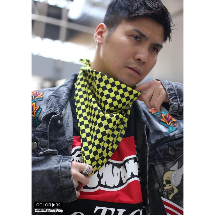クラブノイズ Club No1z バンダナ ハンカチ ペイズリー柄 総柄 メンズ レディース B系 かっこいい おしゃれ チェッカーフラッグ ブロックチェック 総柄 本格派大人のb系xlダンス通販 通販 Yahoo ショッピング