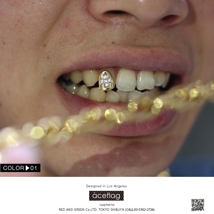 エースフラッグ Aceflag 着ける金歯 カスタム グリル グリルズ キャップ式 差し歯アクセサリー メンズ B系 ヒップホップ かっこいい おしゃれ 本格派大人のb系xl 零zero 通販 Yahoo ショッピング