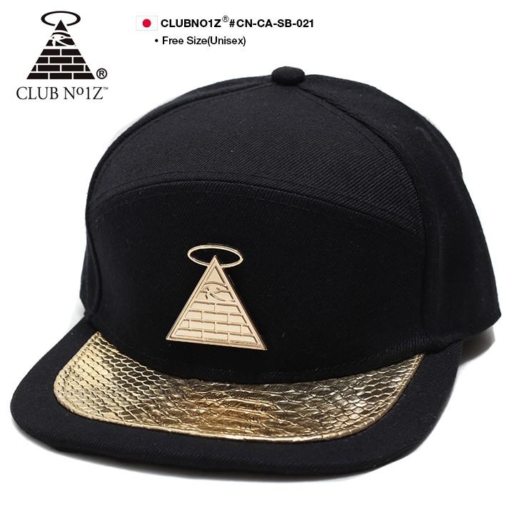 クラブノイズ Club No1z メンズ キャップ ブランド 帽子 Cap ジェットキャップ 黒金 ゴールドプレート ピラミッド ヘビ革 レザー 金蛇 本格派大人のb系xlダンス通販 通販 Yahoo ショッピング