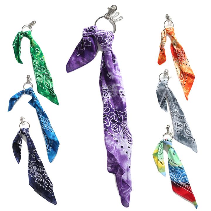 ACEFLAG エースフラッグ バンダナ ペイズリー柄 キーホルダー