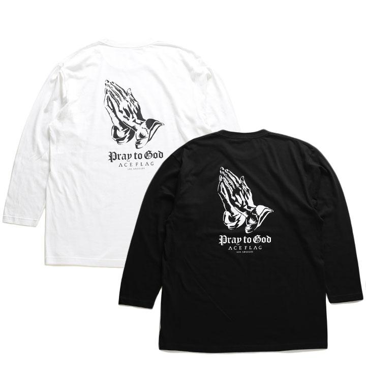 ACEFLAG（エースフラッグ） ロンT 大きいサイズ Tシャツ 長袖 神への