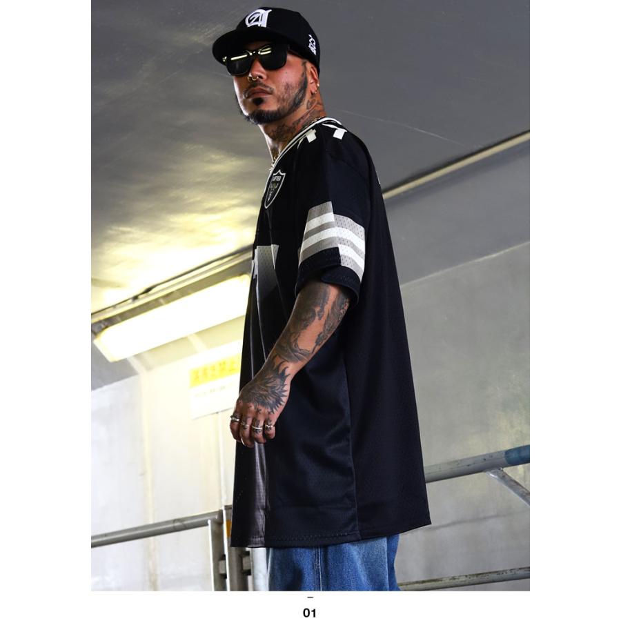LRG LRG Vネック 半袖 メッシュ Tシャツ ゲームシャツ ホッケーシャツ