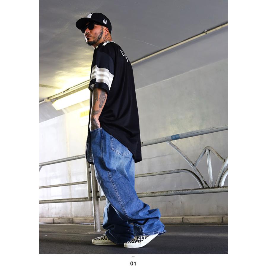 LRG LRG Vネック 半袖 メッシュ Tシャツ ゲームシャツ ホッケーシャツ