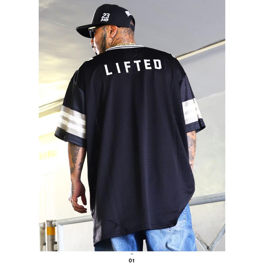LRG LRG Vネック 半袖 メッシュ Tシャツ ゲームシャツ ホッケーシャツ