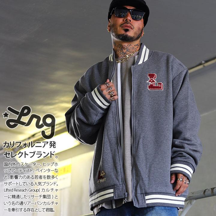 LRG アウター 長袖 スウェットスタジャン ブルゾン メンズ 春秋冬用 グレー 大きいサイズ エルアールジー トレーナー ライトアウター 切り替え 刺繍 高級感 暖かい ビッグシルエット b系 ヒップホップ ファッション ストリート系 ハイ ブランド 服 2025秋冬 新作 L3WAMJKXX LRG アウター 長袖 スウェットスタジャン ブルゾン 大きいサイズ